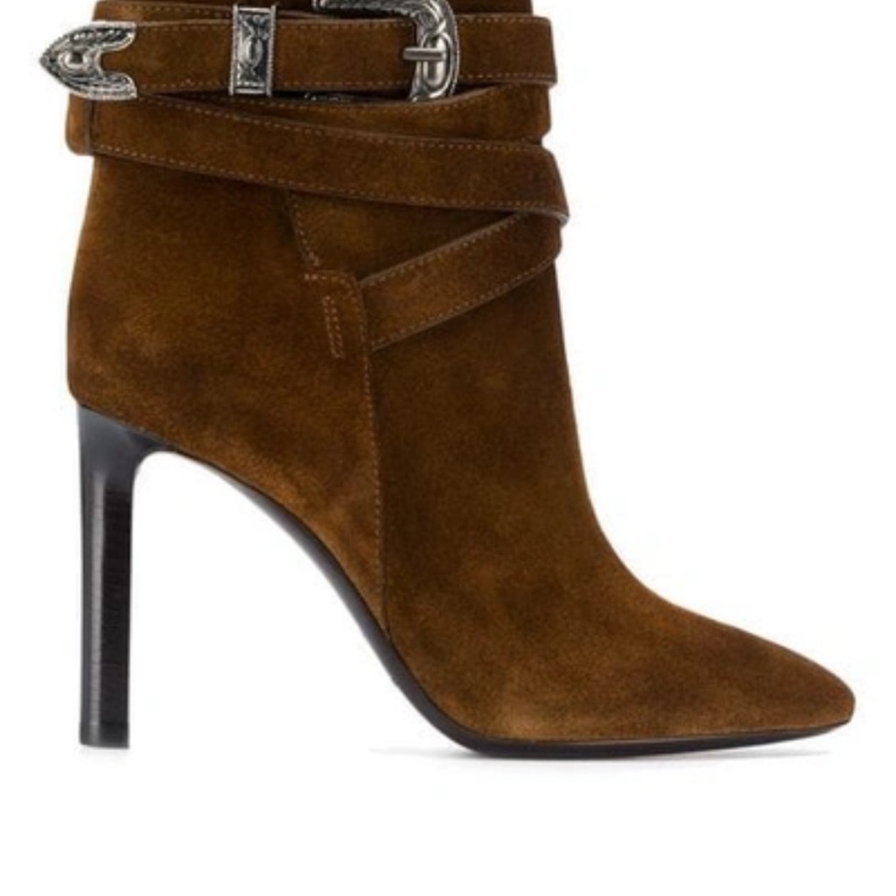 AUTHENTIC SAINT LAURENT YSL Mica Boots โ Rare Designer Statement - Picture 3 of 15
